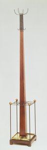 Porte-manteau, porte-chapeau et porte-parapluie pour la salle à manger blanche, Ingram Street Tearooms, 1905 - Charles Rennie Mackintosh