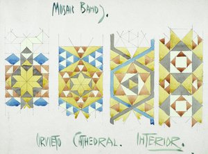 Bandes de mosaïque, Cathédrale d