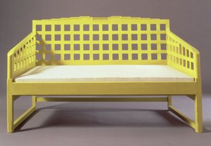 Banquette de Dug Out, Miss Cranstons Willow Tearooms - Charles Rennie Mackintosh