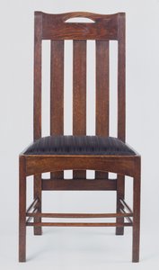 Chaise latérale, une paire, fabriquée pour les salons de thé Argyle Street de Miss Cranston, Glasgow, 1896