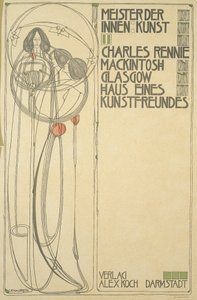 Page de titre pour Haus Eines Kunstfreundes (Meister der Innenkunst II), 1902 - Charles Rennie Mackintosh