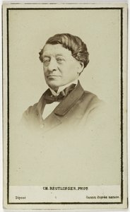 Portrait de Laborde Léon, diplomate, archéologue et conservateur au Louvre, vers 1860-90 - Charles Reutlinger