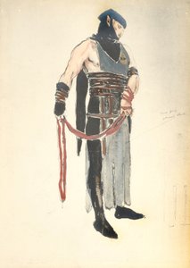 Costume pour le serviteur de la reine dans La Mort de Tintagiles, 1912