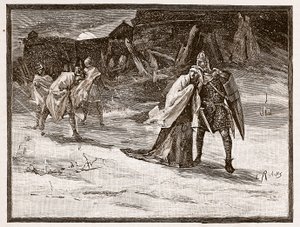La fuite de Mathilde du château d