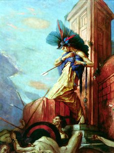 La mort de Moctezuma (1466-1520)