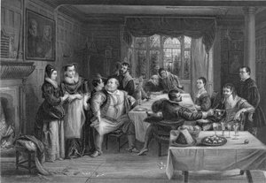 Falstaff et ses amis, gravé par William Greatbach - Charles Robert (after) Leslie