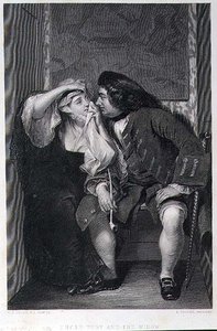 Oncle Toby et la veuve, gravé par Lumb Stocks - Charles Robert (after) Leslie