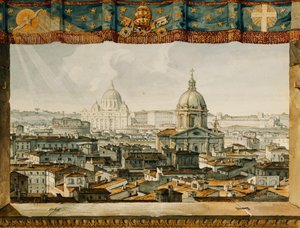 Rome depuis la Trinité des Monts - Charles Robert Cockerell