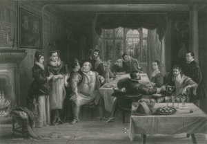 Falstaff et ses amis, les Joyeuses Commères de Windsor - Charles Robert Leslie
