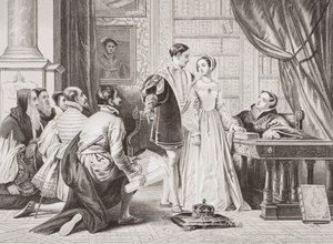 La réticence de Lady Jane Grey à accepter la couronne, Sion House, 8 juillet 1553, de 