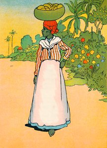 Une rue en Jamaïque, 1912 - Charles Robinson