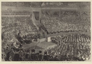 Installation du prince de Galles comme Grand Maître des francs-maçons d