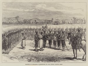 Manière de jurer les recrues de notre armée indigène indienne - Sir John Charles Robinson