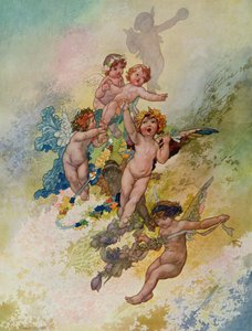 Printemps de Les Saisons commandé pour le Pears Annual 1920