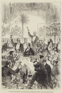 Le banquet du Carlton Club à l