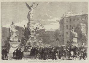 Le triomphe militaire à Berlin, le trophée de Sedan à la porte de Potsdam