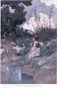Le chêne reprochait au saule