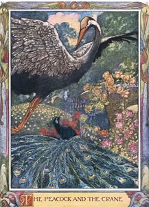 Le Paon et la Grue