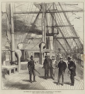Le voyage du Prince de Galles en Inde, Quart-de-Pont du Serapis