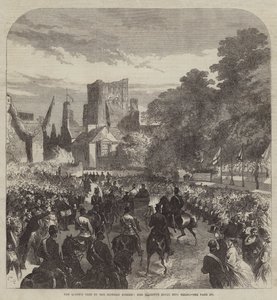 La visite de la reine à la frontière écossaise, l