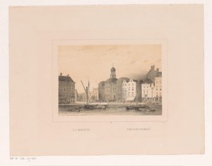 Vue de la Bourse à Rotterdam