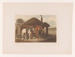 Maréchal-ferrant parlant avec un homme - Charles Rochussen