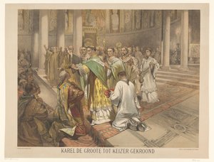 Couronnement de Charlemagne - Charles Rochussen