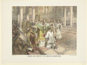 Couronnement de Charlemagne, 800 - Charles Rochussen