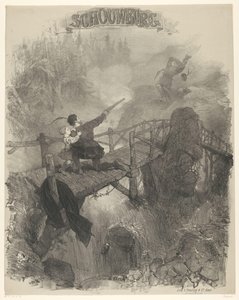 Scène du ballet Le diable noir