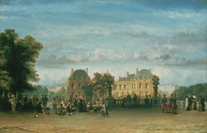 Les Jardins du Luxembourg, 1849 - Charles Rochussen