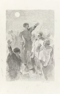 Wilfried entouré de ses guerriers