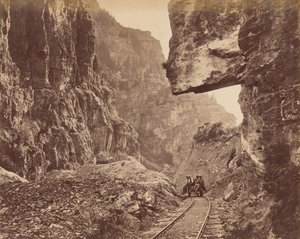 Canyon de la fourche américaine, vers 1875 - Charles Roscoe Savage