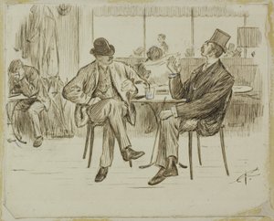 Scène de café