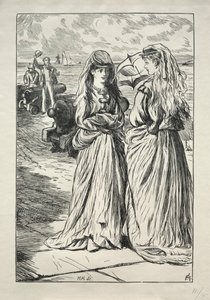 Lady Nelly - la coquette - Charles Samuel Keene