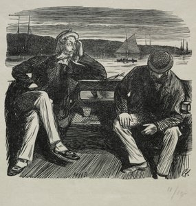 Lady Nelly - la coquette - Charles Samuel Keene