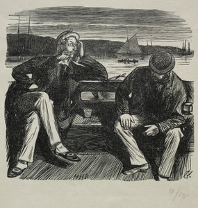 Lady Nelly - la Flirteuse, 1869 - Charles Samuel Keene