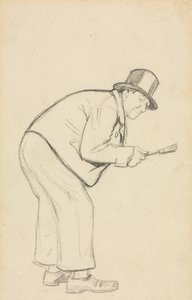 Étude pour "Un Misogyne" - Charles Samuel Keene