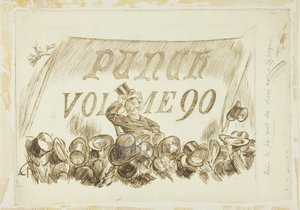 Étude pour Punch, volume 90 - Charles Samuel Keene