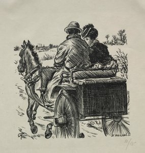 Le Manteau à doublure de fourrure, 1869
