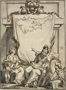 Allégorie avec la carte de Chypre