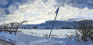 Après-midi de décembre, 2011 (huile sur toile)