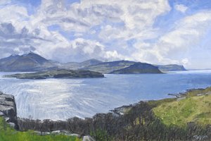 Eorsa, Loch na Keal, 2013 (huile sur toile)