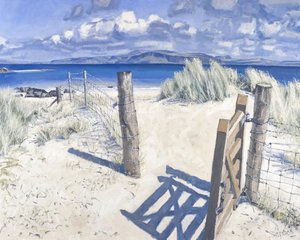 Porte de la plage nord, 2013 (huile sur toile)