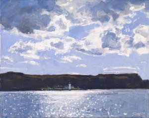 Phare, 2017 (huile sur toile)