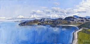 Reflets de mer, Gruinard, 2011 (huile sur toile)