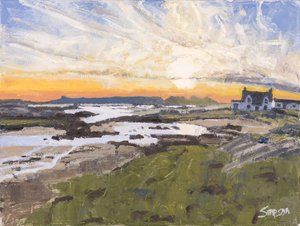 Du ruisseau à la mer, 2016 (huile sur toile)