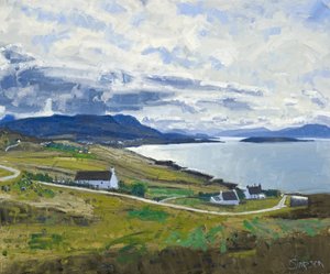 Vers Ben Mor Coigach, 2011 (huile sur toile)