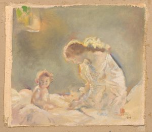 Adoration des enfants - Charles Sims