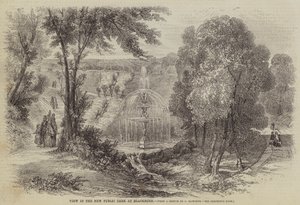 Vue dans le nouveau parc public de Blackburn - Charles Singleton Haworth