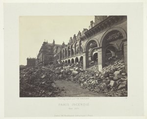 Incendie de Paris (Ministère des Finances) - Charles Soulier